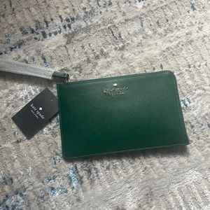 Kate Spade Deep Jade Wristlet NWT